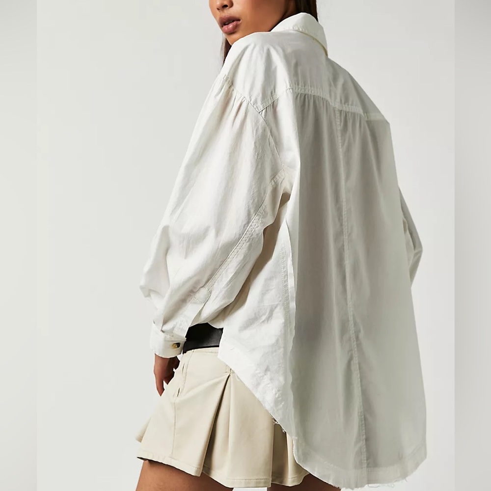 ✨HPx2✨ NWTS FP POPLIN TOP (M) - Picture 4 of 11
